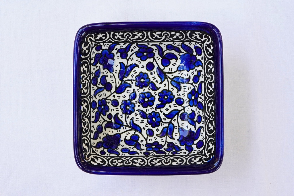 Square Plate - Blue