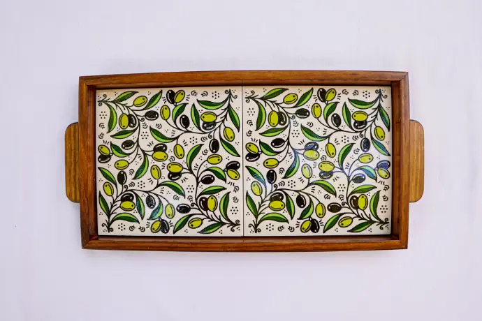 Tray 2 Block - Olive