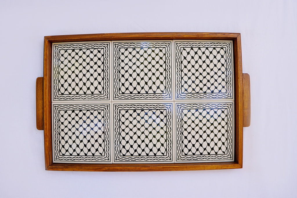 Tray 6 Block - Keffiyeh