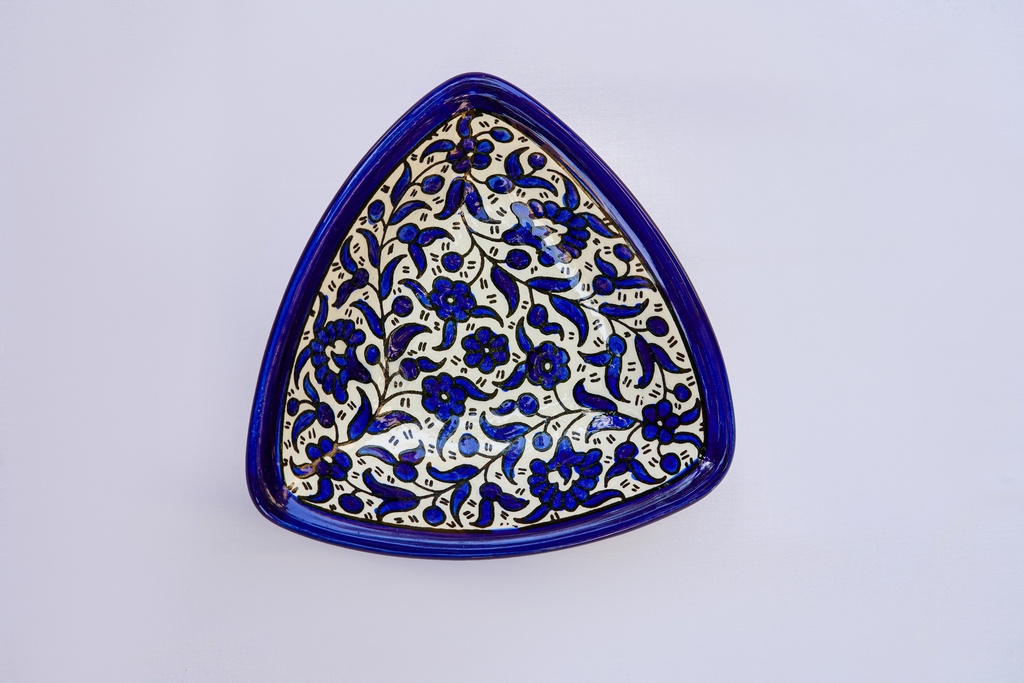 Triangle Plate - Blue