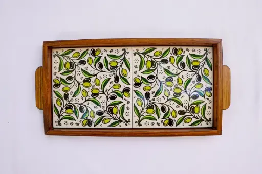 Tray 2 Block - Olive