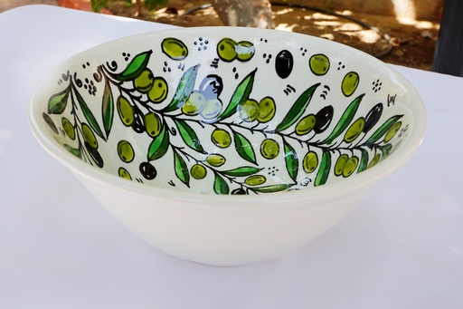 Deep Salad Bowl - Olive