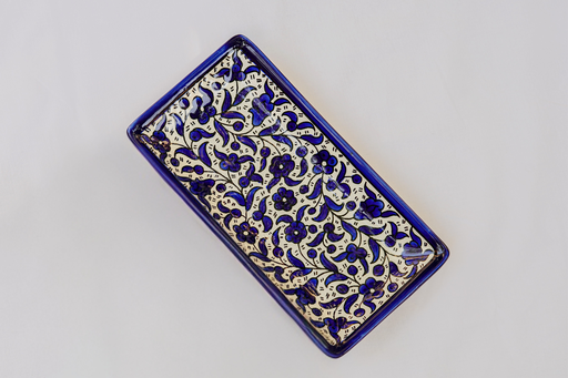 Small Rectangle Plate - Blue